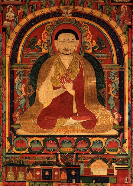 Tibetan Thanka Painting of Taklung Thangpa Tashi Pal