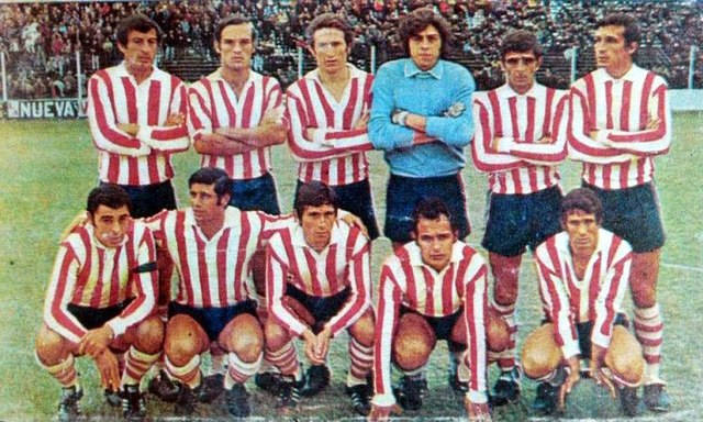 The 1970 squad promoted to the second division