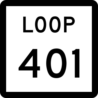 File:Texas Loop 401.svg