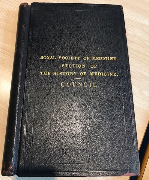 File:The History of Medicine Council Minutes from 1912.jpg