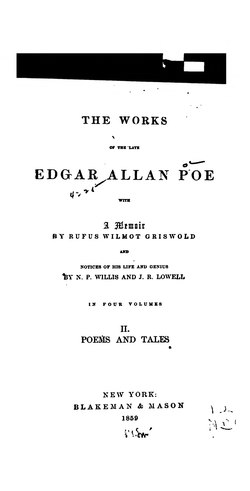 The Works of the Late Edgar Allan Poe (Volume II).djvu