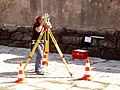 Teodoliidi kasutamine Pompeis Itaalias