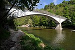 Concrete bridge over the Thur