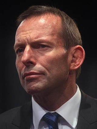 <span class="mw-page-title-main">Tony Abbott</span> Prime minister of Australia from 2013 to 2015