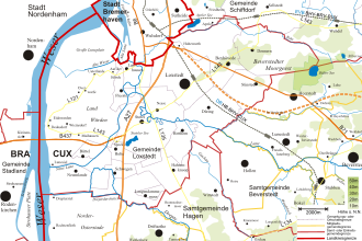 Topographic map of Loxstedt Topomap loxstedt CUX.svg