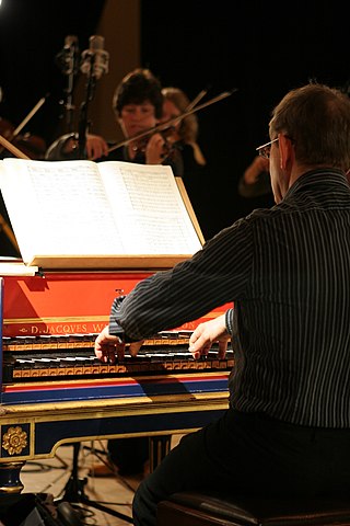 <span class="mw-page-title-main">Harpsichordist</span> Person who plays the harpsichord