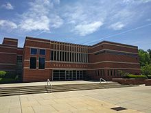 The entrance to Trexler Library at DeSales University in May 2017 Trexler Library at DeSales University.jpg