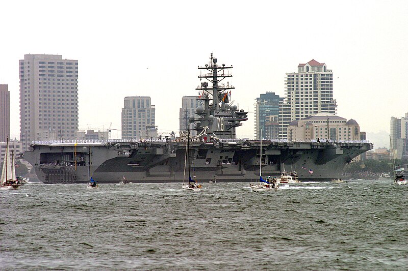 File:US Navy 040723-N-1144C-007 The Navy's newest and most technologically advanced aircraft carrier USS Ronald Reagan (CVN 76) enters San Diego harbor.jpg