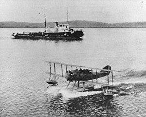 US Navy Vought UO floatplane at Durban, South Africa, in 1924.jpg