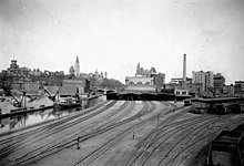 Ottawa's former Union Station in the 1920s