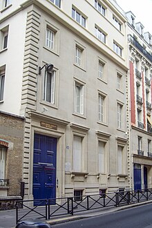 The Copernic Street synagogue in Paris Union liberale israelite de France, 24 rue Copernic, Paris 16.jpg