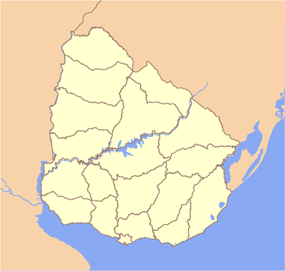 Bản đồ định vị Uruguay