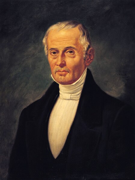 Towards the end of his term, Pedraza endorsed the Liberal candidate Valentín Gómez Farías (pictured) who would go on to win the election of 1833.