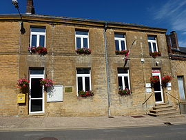 Vaux-Villaine (Ardennes) Mairie a Vaux.JPG