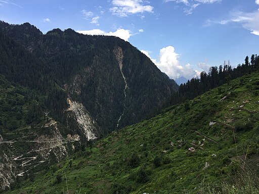 View from Malana village