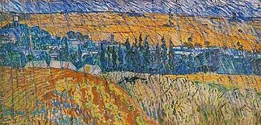 Rain, Auvers by Vincent van Gogh