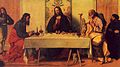 The Supper at Emmaus, Vincenzo Catena, 16th century