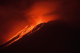 Volcán Tungurahua, 2011.