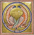 Folio 44 Recto - Vulture (detail)