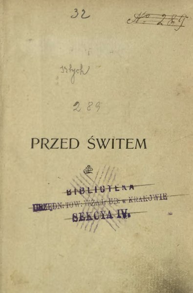 File:Władysław Stanisław Reymont - Przed świtem.djvu