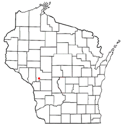 Lokasi Irving, Wisconsin
