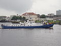 Küstenboot Bremen 2 der Wasserschutzpolizei während der Sail 2005 (außer Dienst und als Aufbauhilfe der libanesischen Küstenwache zur Verfügung gestellt (2007))