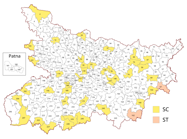 Circonscriptions du parlement du Bihar