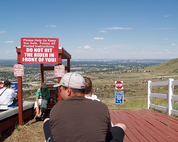 File:Waiting in the chute, Alpine Slide, HS.jpg