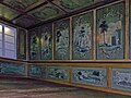 Bemalte Stubenvertäfelung aus dem Haus Stumppengasse 7, Sindelfingen, Ficht, bemalt, um 1760 1.19, Inv. Nr. VK 1962/64