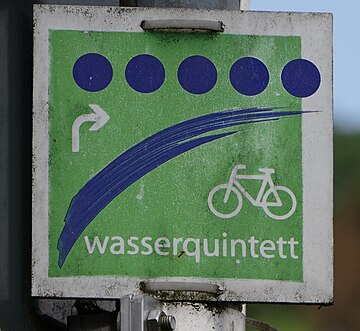 Radroute Wasserquintett