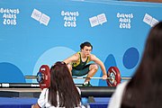 Deutsch: Gewichtheben bei den Olympischen Jugendspielen 2018; Tag 2, 10. Oktober 2018; Jungen 62 kg English: Weightlifting at the 2018 Summer Youth Olympics at 8 October 2018 – Boys' 62 kg