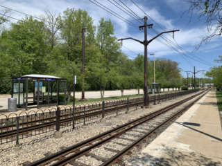 <span class="mw-page-title-main">West Green station</span> Rapid transit station in Cleveland