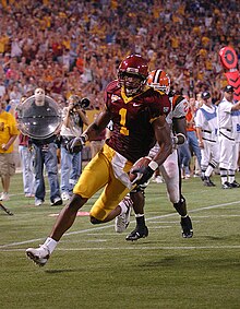 Ernie Wheelwright scored a touchdown against Bowling Green. Wheelwright07.jpg