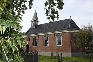 Surhuisterveen Village in Friesland, Netherlands