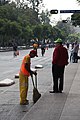 English: Street sweeper near Alameda Central, Wikimania 2015