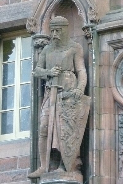 Wallace statue by D. W. Stevenson in the Scottish National Portrait Gallery, Edinburgh
