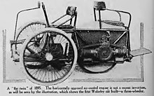 Austin's first Wolseley car
dated 1895 in this 1916 article Wolseley's First Motorised Vehicle.jpg
