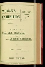 Thumbnail for File:Woman's Exhibition, 1900, Earl's Court, London, S.W. - official fine art, historical and general catalogue (IA gri 33125013839424).pdf