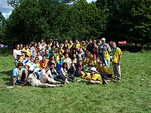 Israel and Brazil contingents at the Jamboree World Scout Jamboree 2007.jpg
