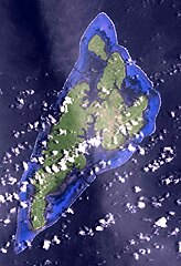 Satellitenfoto der Yap-Inseln 