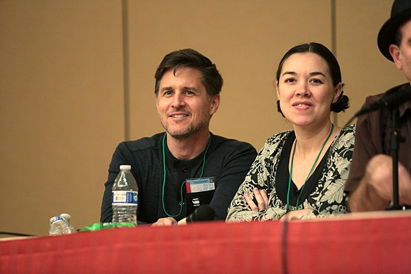 Lowenthal and his wife Tara Platt in 2016