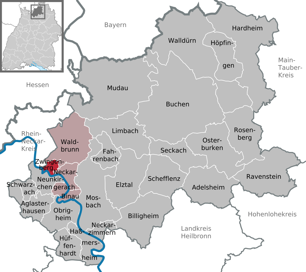 Bildergebnis für Zwingenberg neckar baden-württemberg plz karte