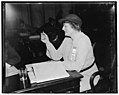 "Hands off the court" Representative before Senate Judiciary Committee. Washington, D.C., April 22. Representing the Women's National Committee for "Hands off the Supreme Court," Catherine LCCN2016871589.jpg