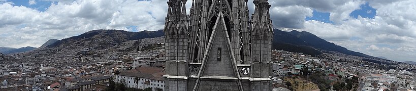 Vista desde la parte superior de la Basílica.