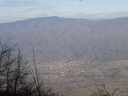 Novo Selo ved foten av fjellet Ograzjden