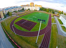 Стадион около школы «Гармония». Можайск