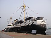 A modern replica of the Chinese ironclad Dingyuan, as a museum ship.