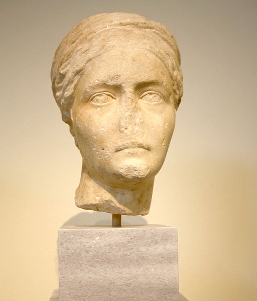 File:1655 - Archaeological Museum, Athens - Roman age female portrait - Photo by Giovanni Dall'Orto, Nov 11 2009.jpg