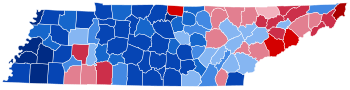 1940 Presidential Election in Tennessee.svg
