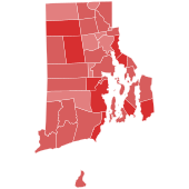 1966 Rhode Island gubernatorial election results map by municipality.svg